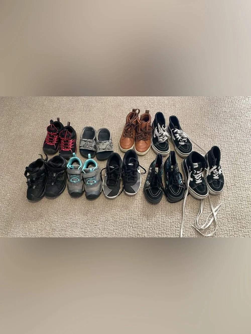 Lot of kids shoes size 8-12